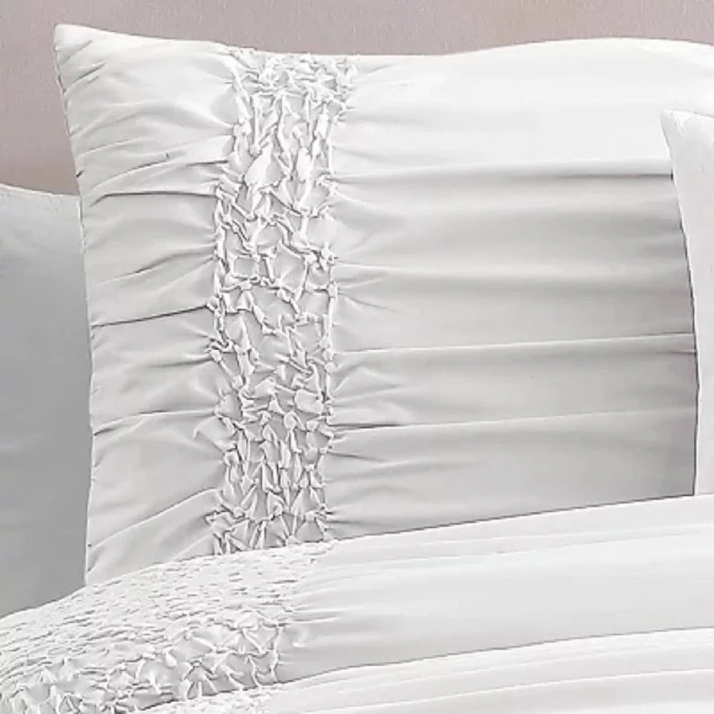 Riverbrook Home Allison Midweight 5 Piece Comforter Set Queen Size White